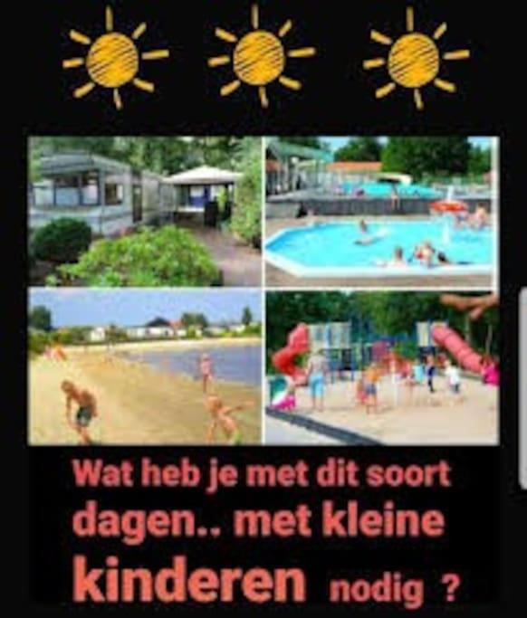 Chalet 14 Met Airco Familiecamping De Tien Heugten Schoonloo Drenthe Exteriér fotografie